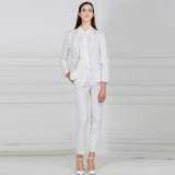 2016 Latest Designer Ladies White Formal Pants Suits