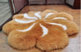 Fashion Shaggy Sheepskin Fur Home Carpet in Flower Shape
