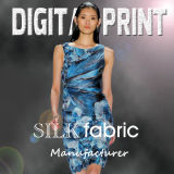 Newester Women Digital Printed Chiffon Polyester Scarf 2017