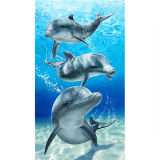 300GSM 32's Cotton Terry Beach Towel 40X60 Inches