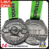 Newest Souvenir 3D Brown Bear Weightlifting Metals Medal