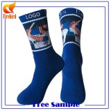 Sublimation Sports Stars Shape Printting Socks with Custom
