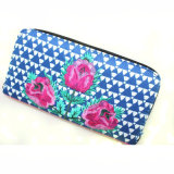 Fashion Custom Printing and Embroidery Designed Fabric Wallet