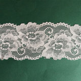 Cream White Loop Flower Net Trimming Lace by The Yard