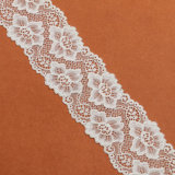 Lace Embroidery, Cotton Crochet Lace Fabric, Elastic Lace Trimming for Lady Dress