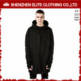 Wholesale Men Zip up Black Hoodies for Teens (ELTHSJ-997)