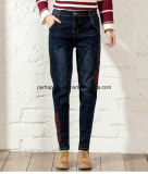 National Wind Embroidered Jeans Female Loose Casual Retro Trousers