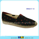 High Quality Canvas DOT Pattern Footwear Casual Shoes