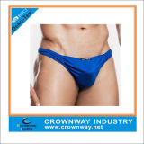 Custom Blue Mens Sexy Thong Underwears