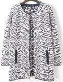 Women Fashion Luxury Fair Isle Long Sweater (X-246)
