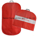 Custom Non-Woven Garment Cover Bag with Plastic Handle