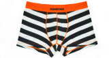 100% Cotton Underwear Boxer Brief Men 259-Orange