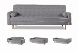 Thriceliving Room Fabric Sofa Couch with Cushion, Light Gray (HC068)