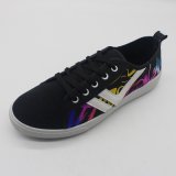 2018 New Men's Casual Canvas Printing Shoes
