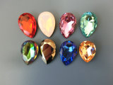 Faceted Glass Drop Gemstone Bulk Buy From China