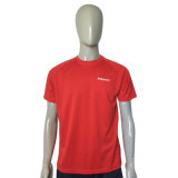 Custom Men's Round Neck T-Shirt/Red T-Shirt/Short Sleeve T Shirt