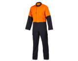 Double Color Workwear Coveralls with Reflective Tape