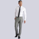 Men's White Dress Shirt, 100% Cotton or 65% Polyester 35% Cotton Shirts