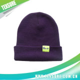 Purple Women Style Reversible Knit Winter Cap/Hats (061)