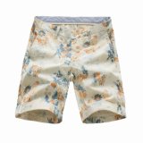 100% Cotton Flower Printed Men's Shorts (41319G5)