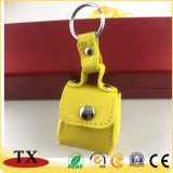 Beautiful Candy Color Coin Handbags Leather Key Chain And Keyring