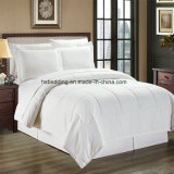 China Solid Color 100% Polyester Microfiber Embrossed Hotel Bedding Sets