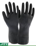 Neoprene Acid & Alkali Resistant Chemical Work Gloves with Fleece Linings
