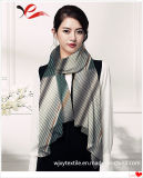 100% Polyester Silk Scarf with Digital Print for Spring and Autumn Seasons 180*70cm