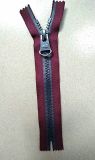 Nylon Zipper with Fancy Puller and Red Tape/Top Quality