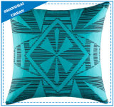 Green Shape Design Polyester Filled Cushion