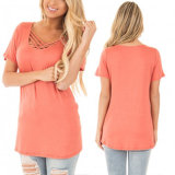 Fashion Women Leisure Loose Casual T-Shirt Clothes Blouse