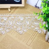 Factory Stock Wholesale 11.5cm Width Embroidery Nylon Net Lace Polyester Embroidery Trimming Fancy Mesh Lace for Garments Accessory & Home Textiles & Curtains