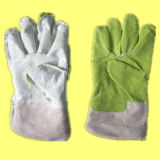 Green Vinyl Impregnated Full Palm Work Glove