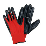 Polyester Nitrile Coated Gloves Safety Work Glove