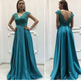 Hunter Green Formal Gowns Lace Long Party Evening Dresses Y1043