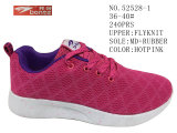 Three Colors Flyknit Sport Shoes Stock Shoes Lady Shoes