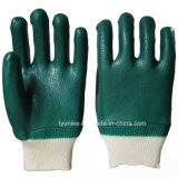 Waterproof Knit Wrist Smooth Finished PVC Hand Working Glove