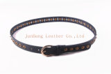 2018 Ladies PU Belt / Holes Elements Punched Belt with Snaps