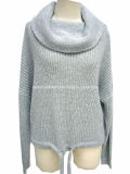 Fashion Style Winter Woman Mohair Sweater Design (RS-032)