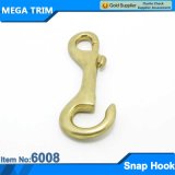 Brass Double Ended Snap Hook for Bag Accessory