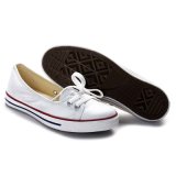 Global Selling Flat Style Plain White Canvas Shoes for Ladies/Girls