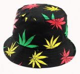 Bucket Hat with Maple Leaf Printed Logo