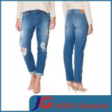 Fashion Ripped Boyfriend Denim Jeans (JC1408)