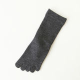 Pure Color cotton Comfortable Toe Sock