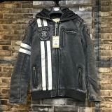 Fashion New Knit Men Jacket with Hood