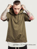 Cool Mens Short Sleeve Hoodies with Destroyed Design for 2017 Collections