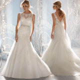 Mermaid Wedding Dresses Lace Crystal Beading Bridal Wedding Gowns Wdo82