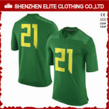Hot Selling Customised Dry Fit Football Uniforms Jersey Gren (ELTFJI-71)