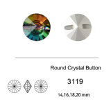 Vitrail Medium Color Crystal Button for Jewelry Accessories