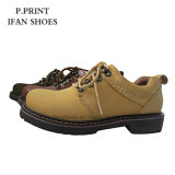 China Men Genuine Leather Comfortable Working Shoes